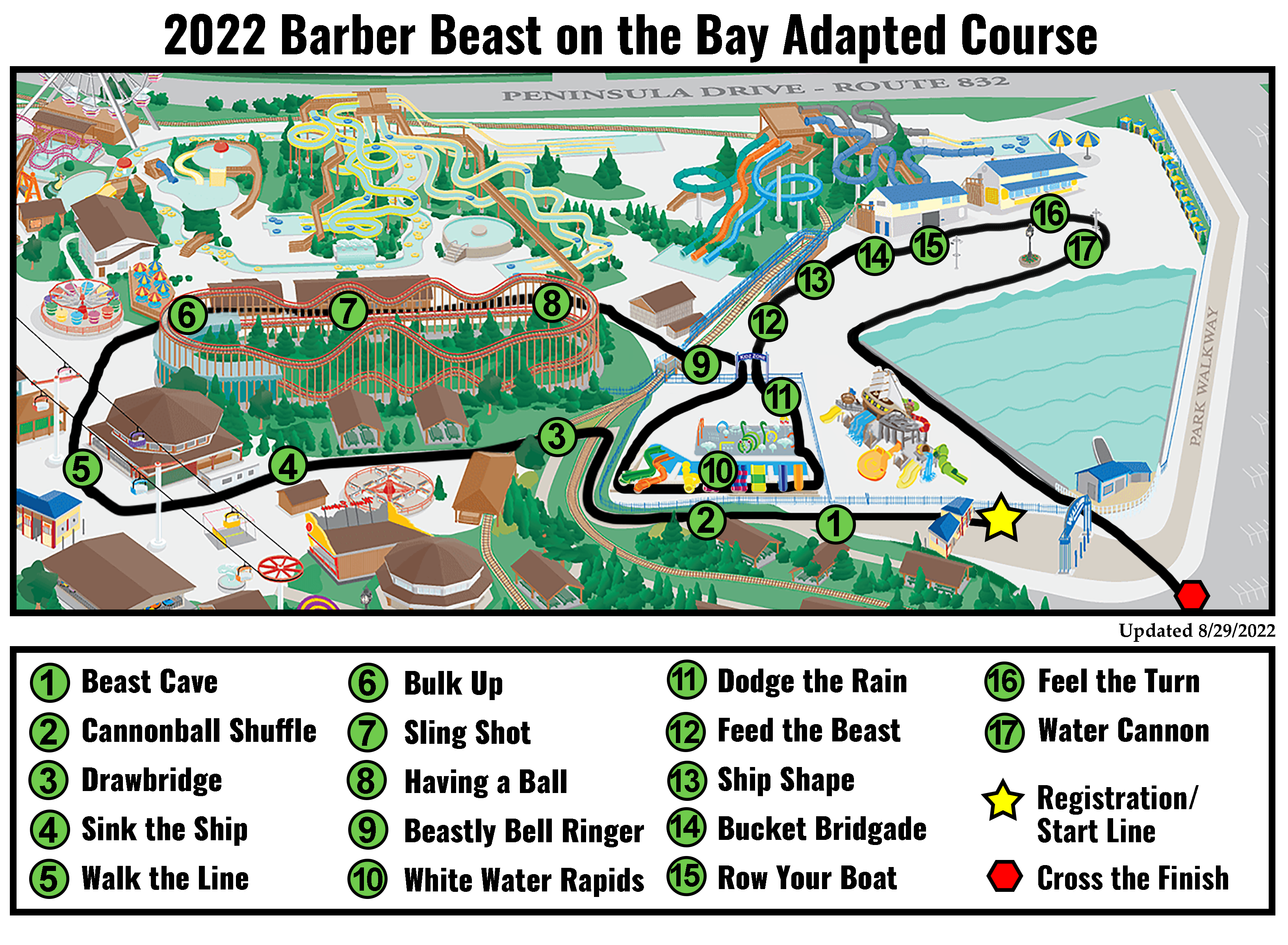 Adapted Course Map