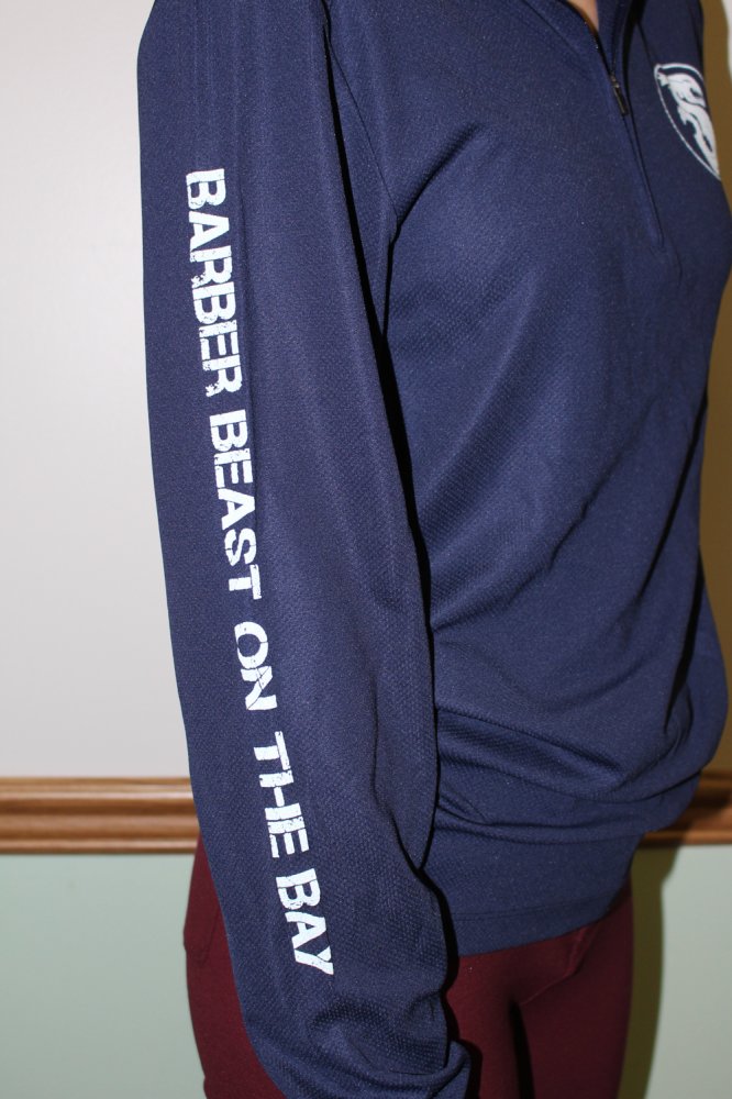 Beast Navy 1/4 Zip Pullover - <i> ON SALE </i>