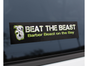 Beast Window Cling Long - SALE