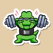 Buff Beast Sticker