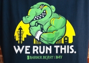 We Run This Navy T-Shirt 